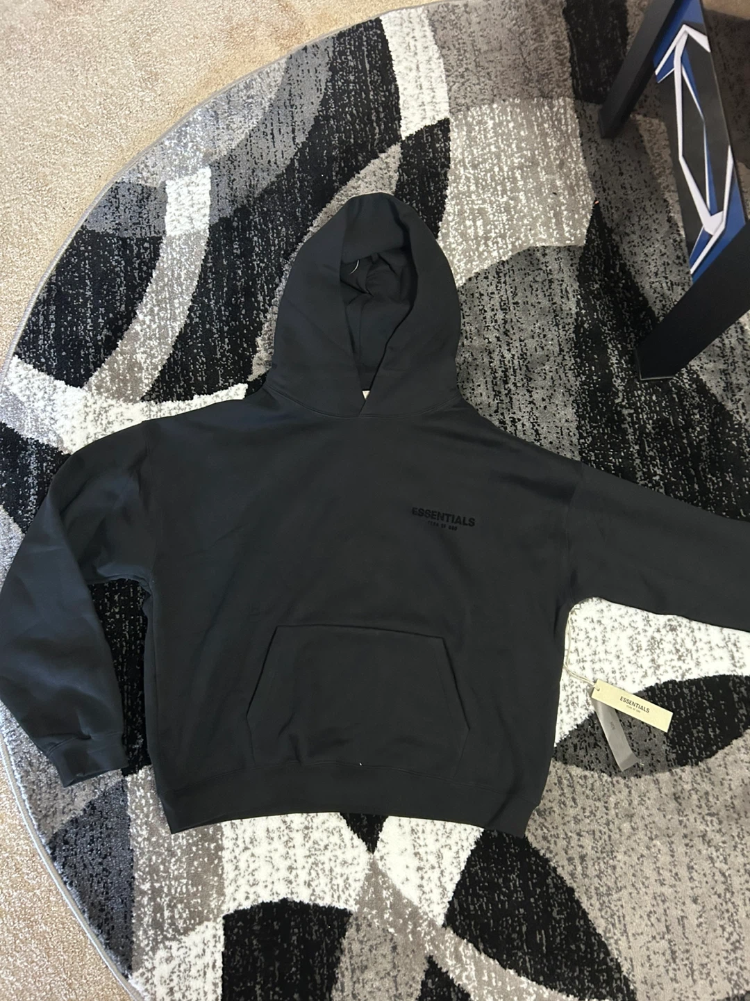 Fear of God Essentials Hoodie Black