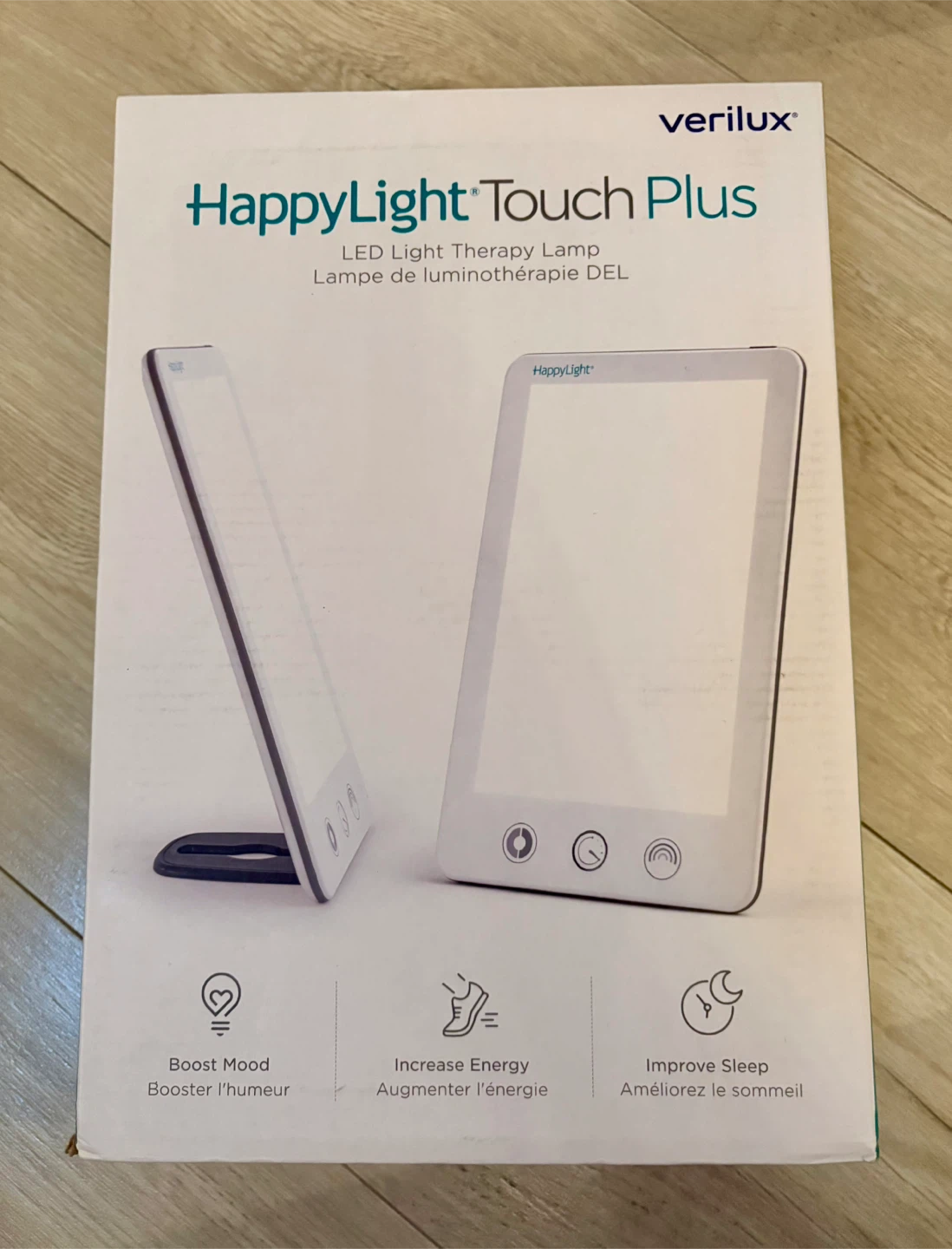 Verilux HappyLight Touch Plus LED Light Therapy Lamp