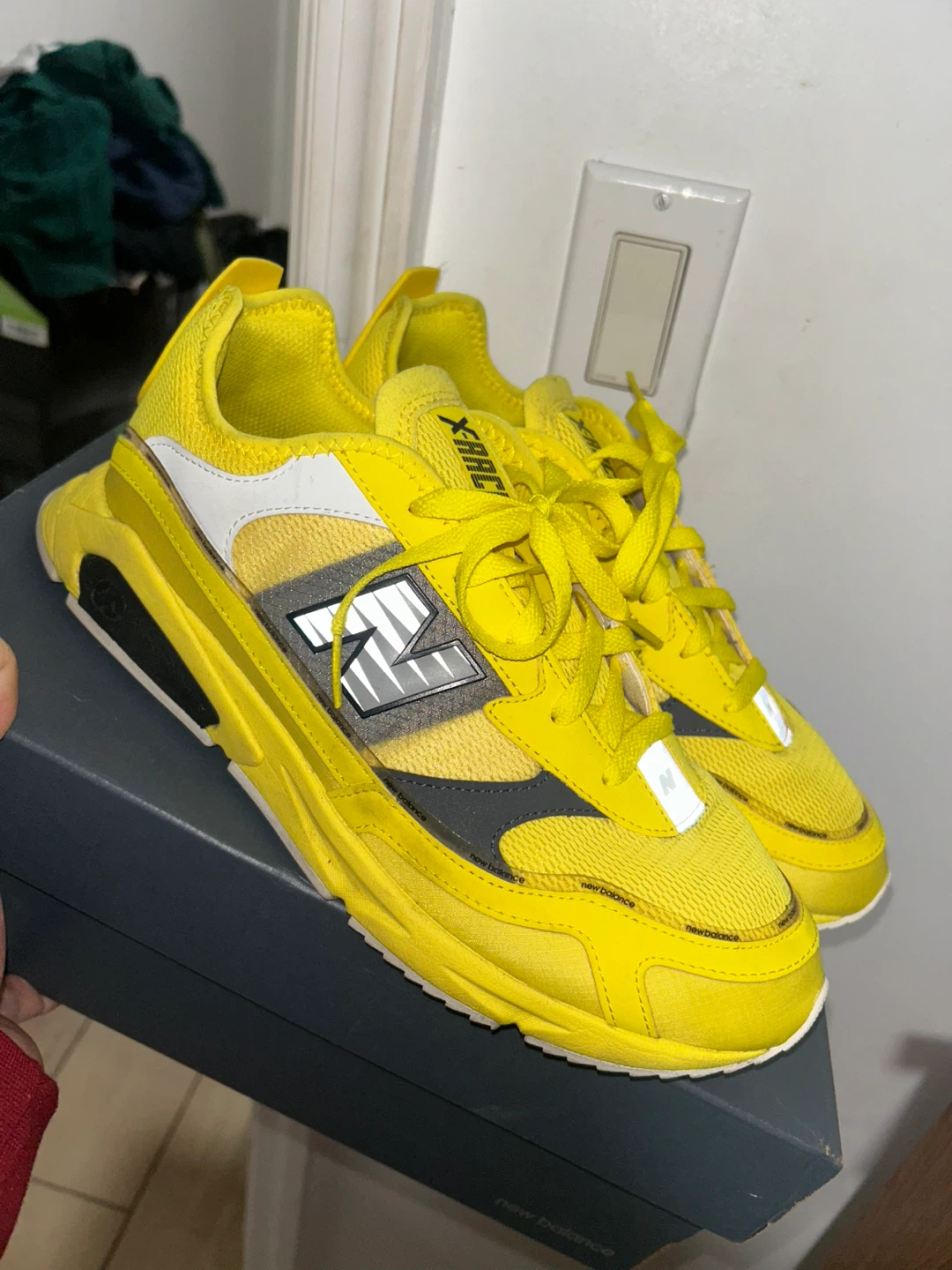New Balance X-Racer Yellow Sneakers