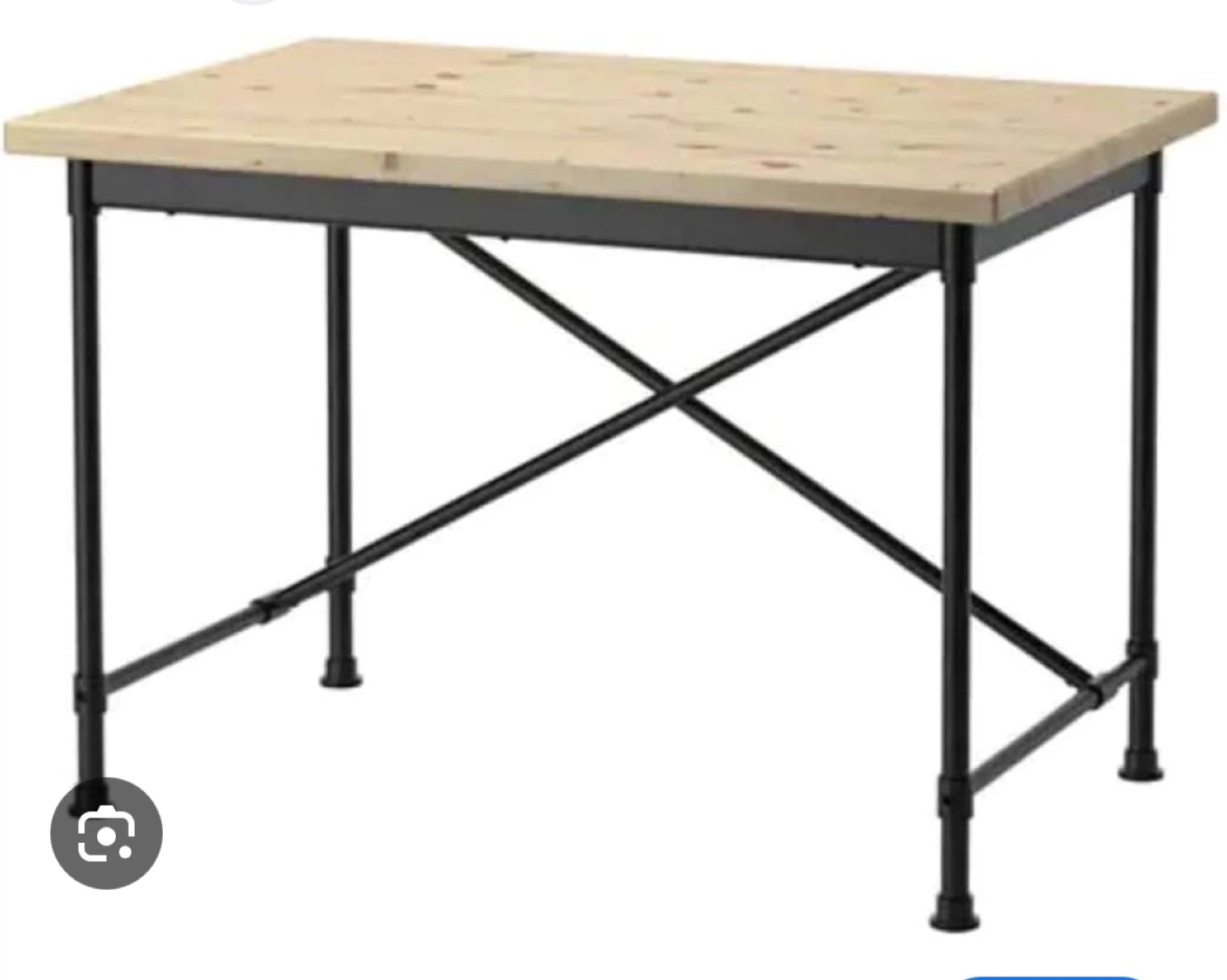 Industrial style IKEA KULLABERG Desk - Pine, 110x70 cm