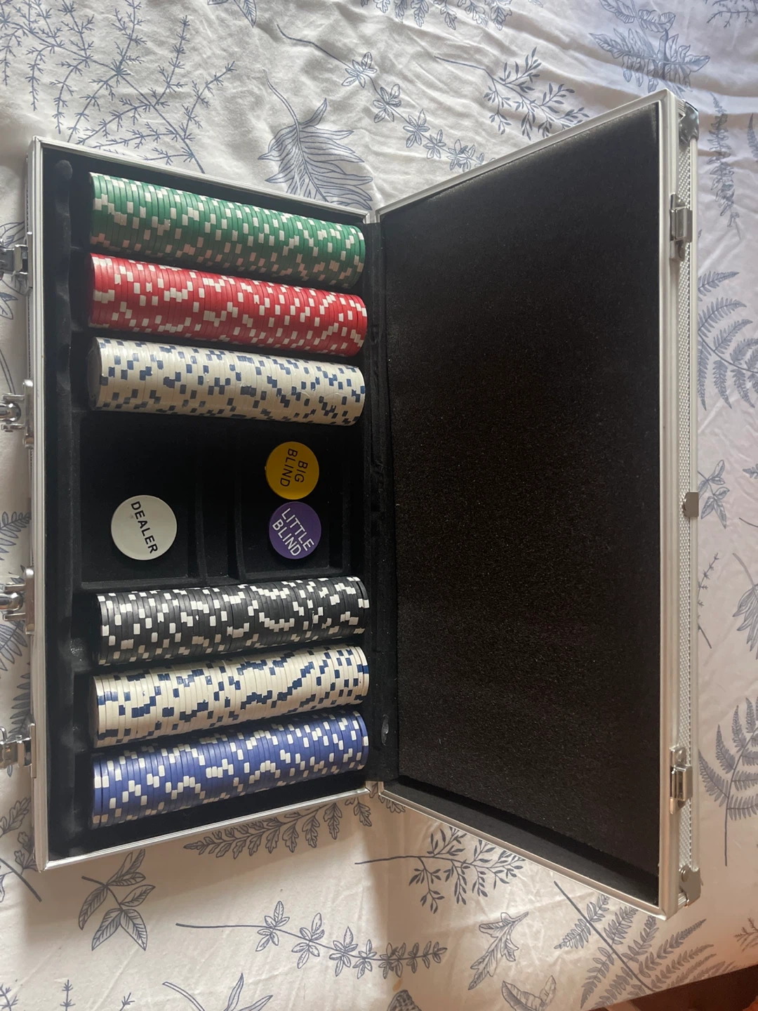 Poker Chip Set with Aluminum Case