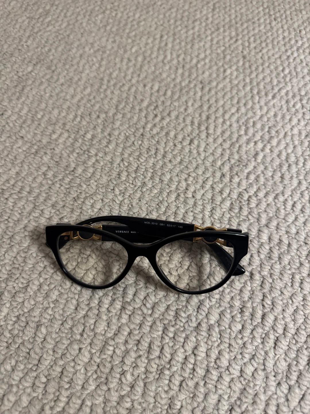 Versace Women's Black Cat-Eye Glasses MOD by 5513