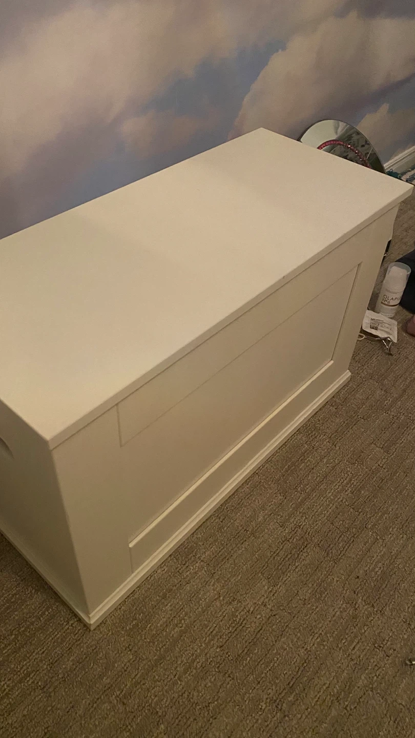 White Toy Box / Storage Chest