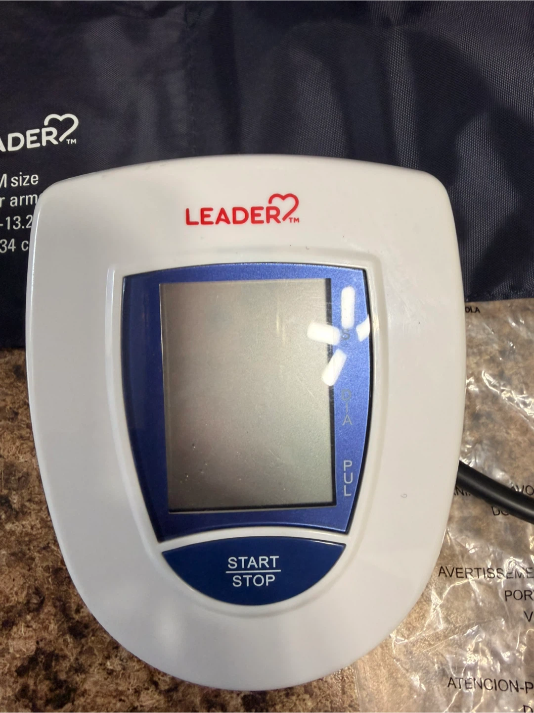 Leader Digital Blood Pressure Monitor M Cuff - photo 2