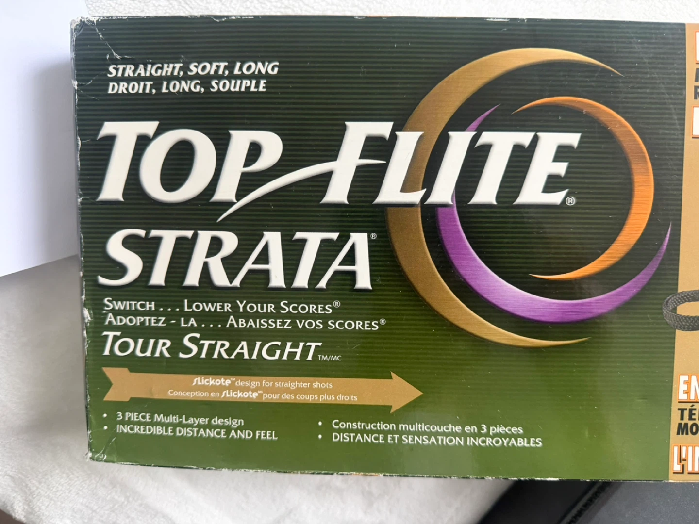 Top Flite Strata Tour Straight Golf Balls (3-Pack)