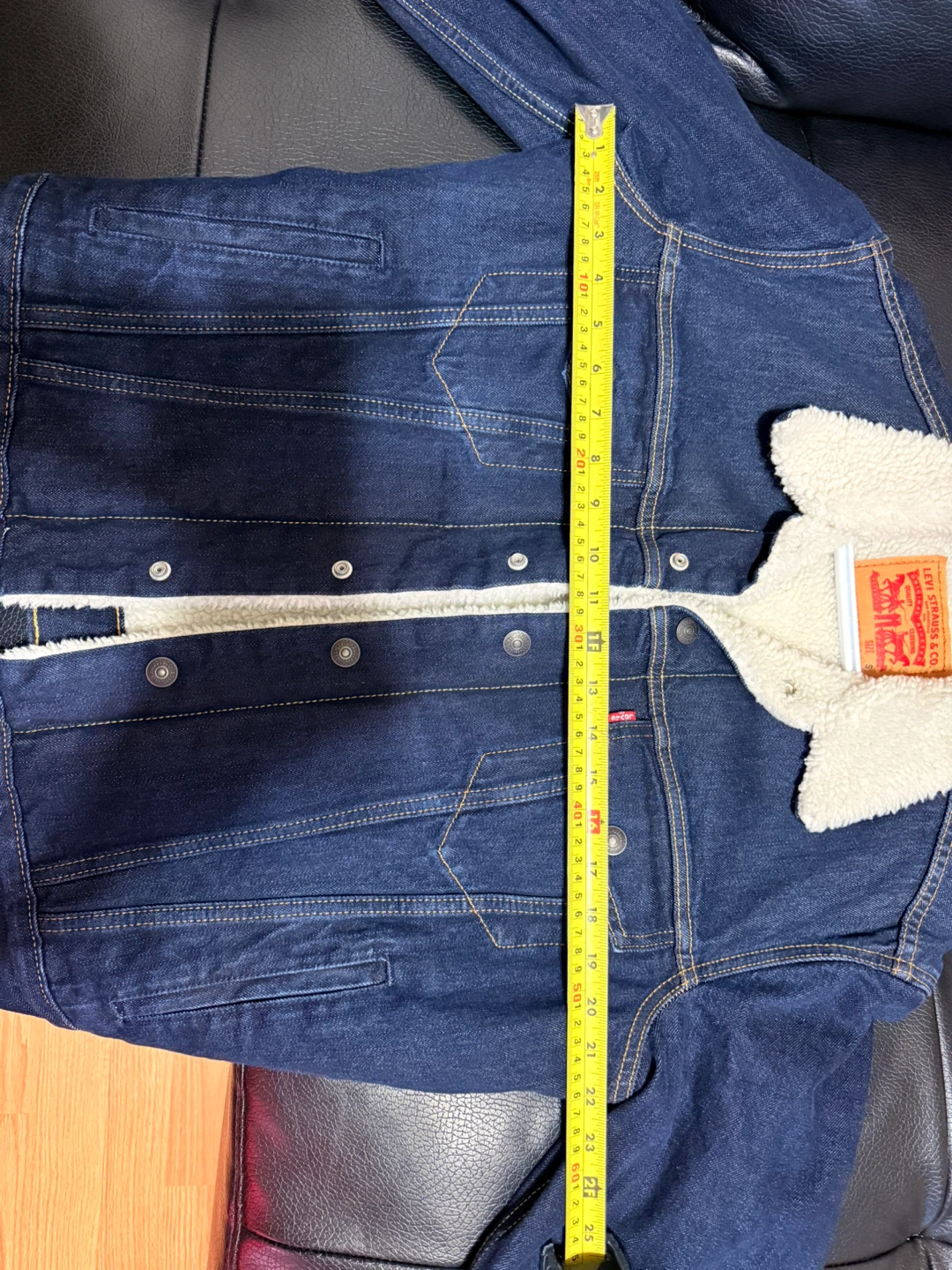 Levi Strauss & Co. Sherpa Lined Denim Jacket - Size S