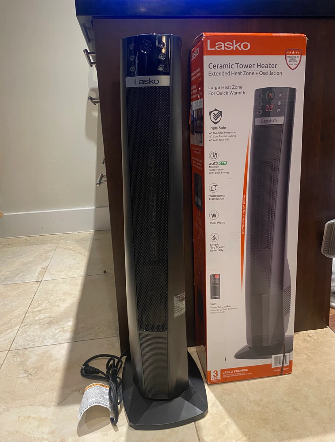 Lasko Tower Heater - photo 2