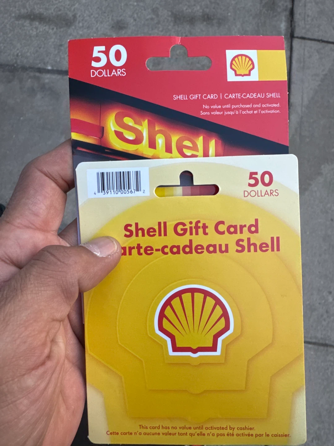 $50 Shell Gift Card