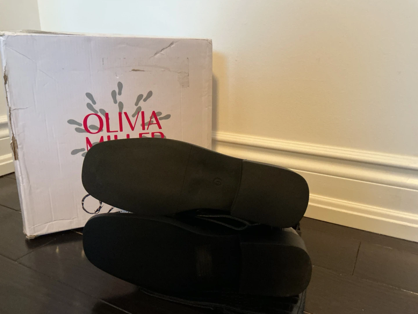 Olivia Miller Black Croc Knee-High Boots - photo 2