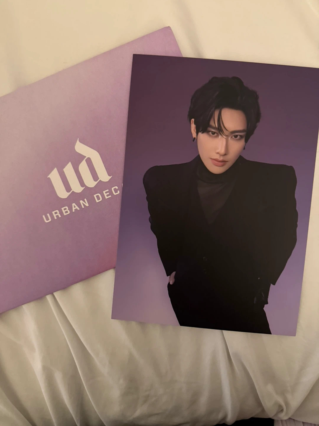 Zerobaseone Ricky Urban decay collab photoboard