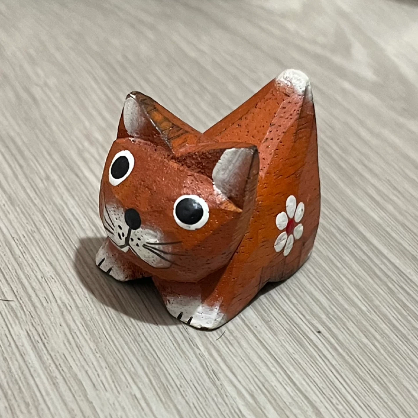 Wooden cat trinket - photo 2