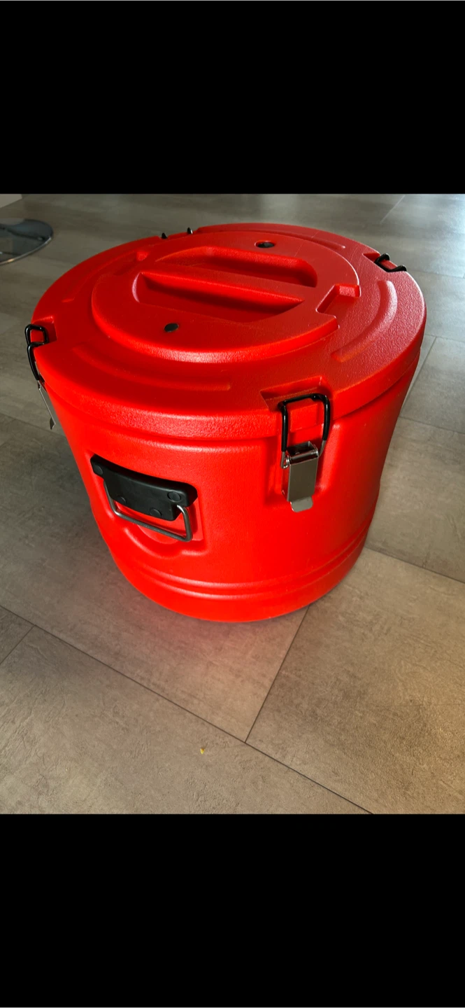 Red Beverage Dispenser Cooler