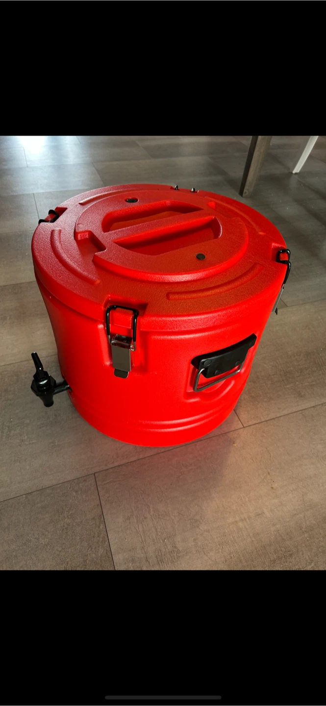 Red Beverage Dispenser Cooler - photo 2