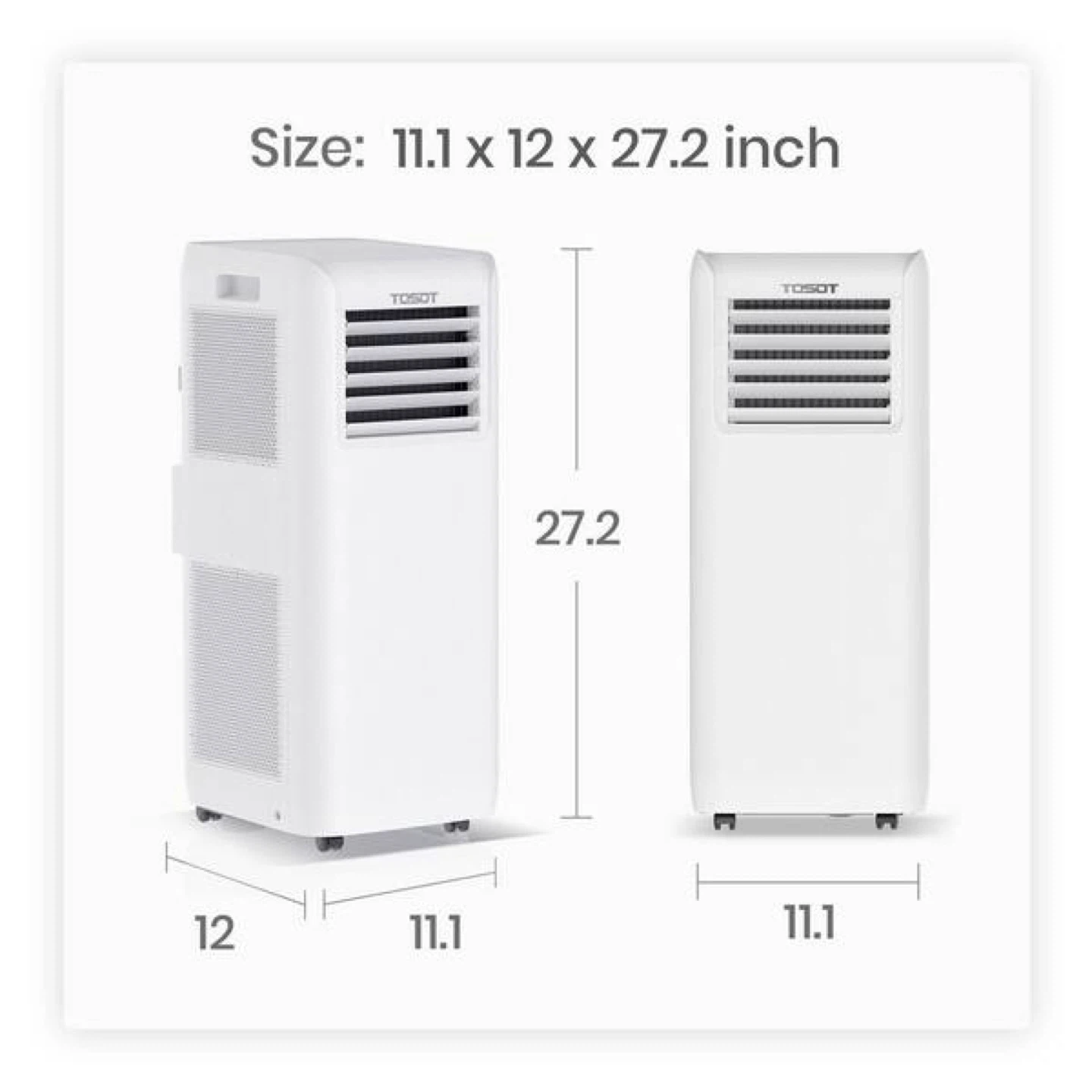 TOSOT Portable Air Conditioner - 8,000 BTU - photo 3