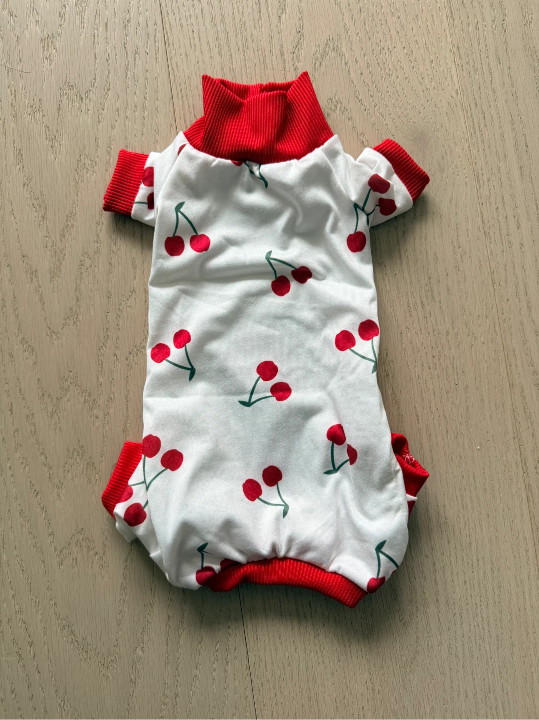 Pet Pajamas - Cherry Print - Size XS - photo 2