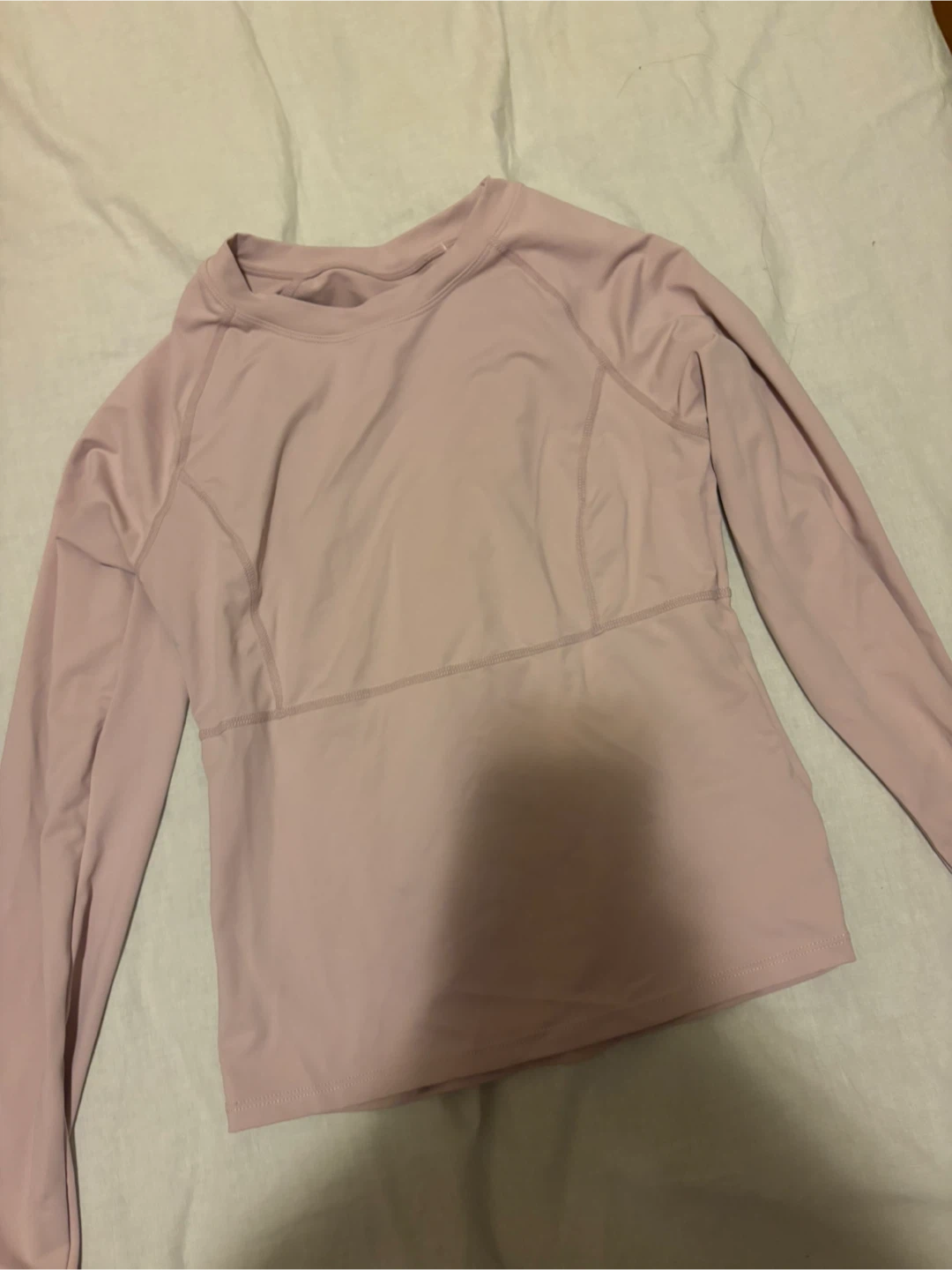 Light Pink Long Sleeve Athletic Top - photo 4