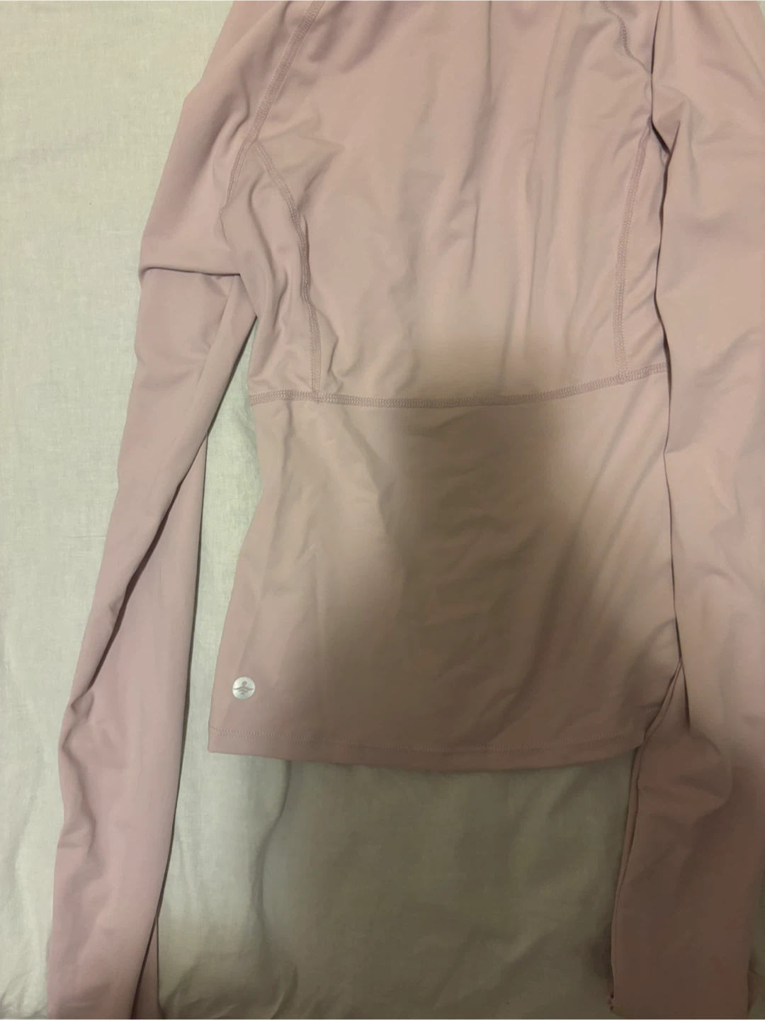 Light Pink Long Sleeve Athletic Top - photo 5