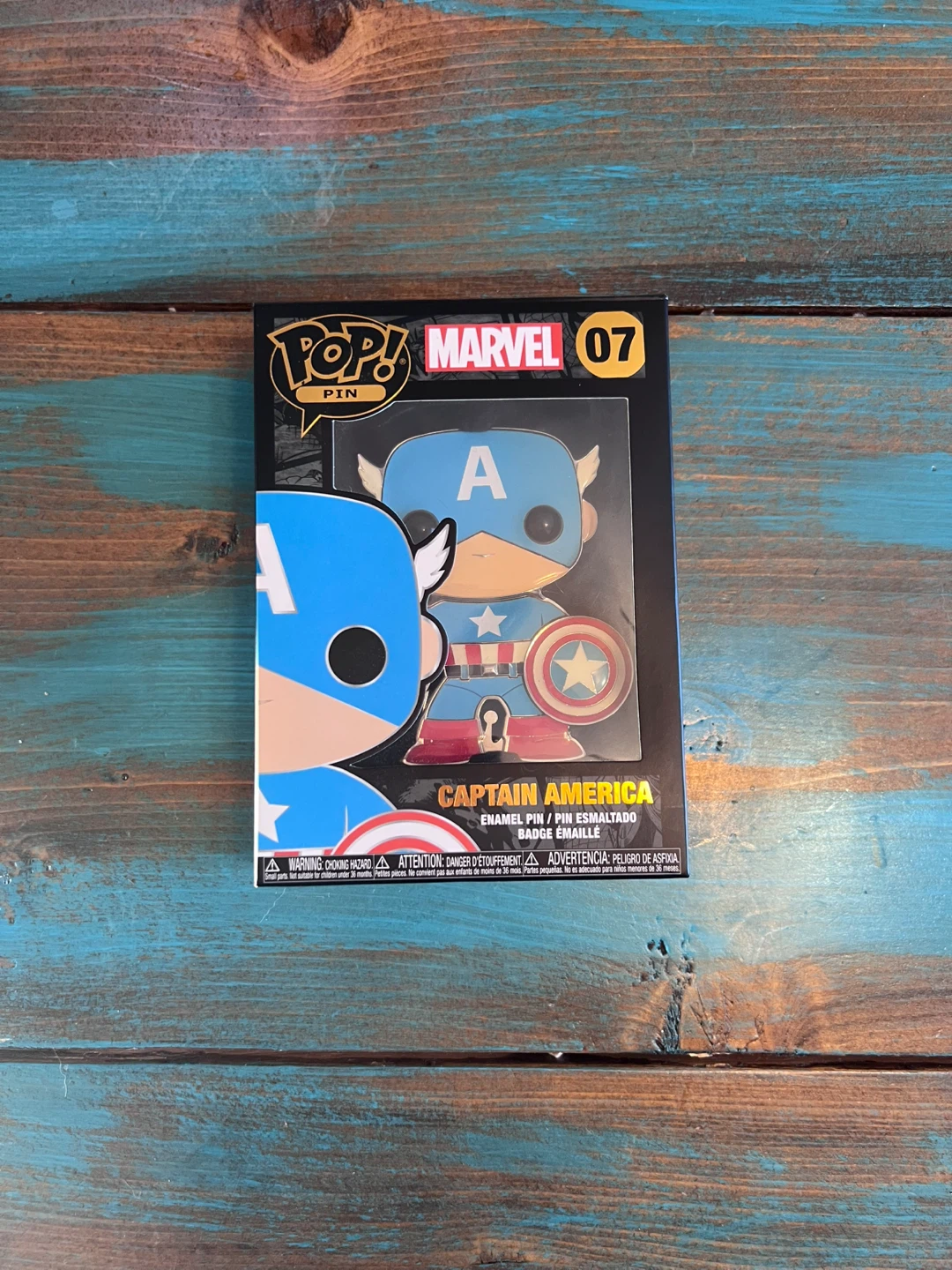 Funko Pop! Marvel Captain America Enamel Pin