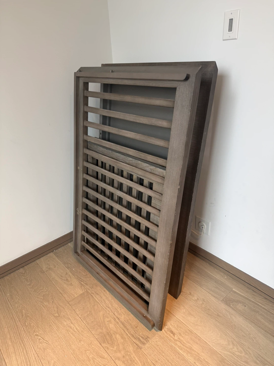 Wooden Crib/Toddler Bed Frame - Dark Brown 🌱 - photo 5