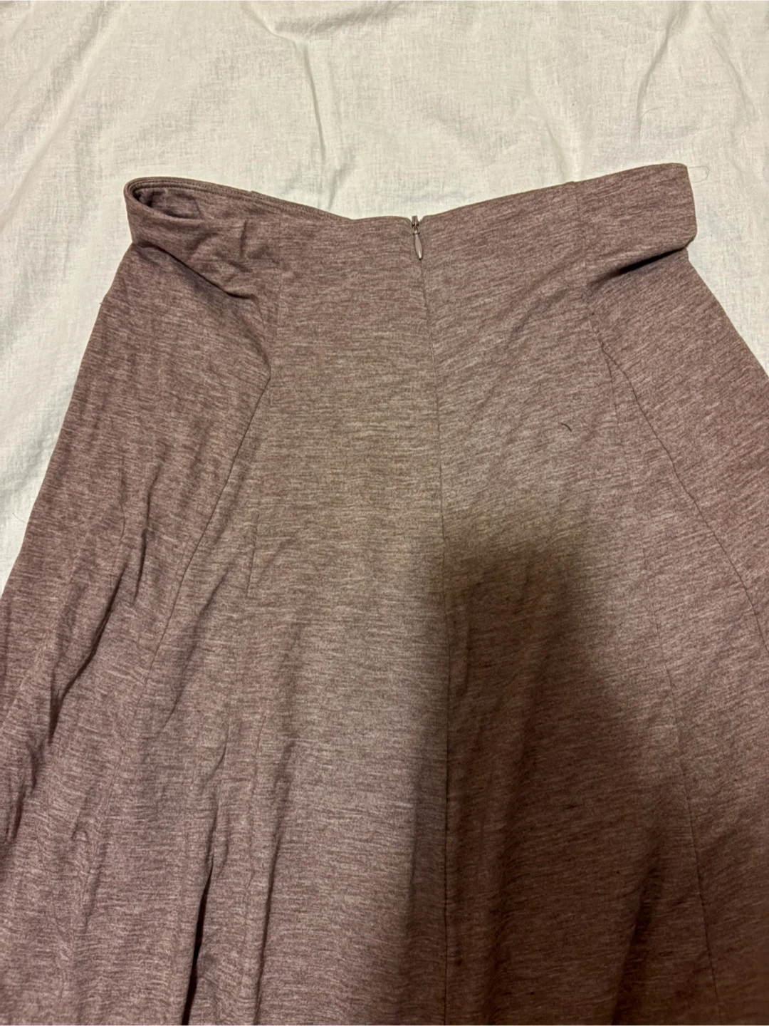 High Waisted Side Zipper Maxi Casual Flare Skirt - photo 4