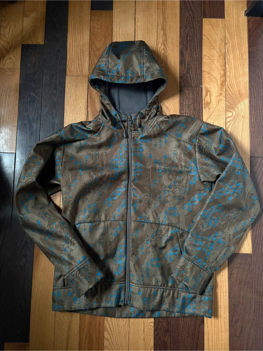 Vintage Salomon soft shell hoodie L mec tnf nike acg - photo 2