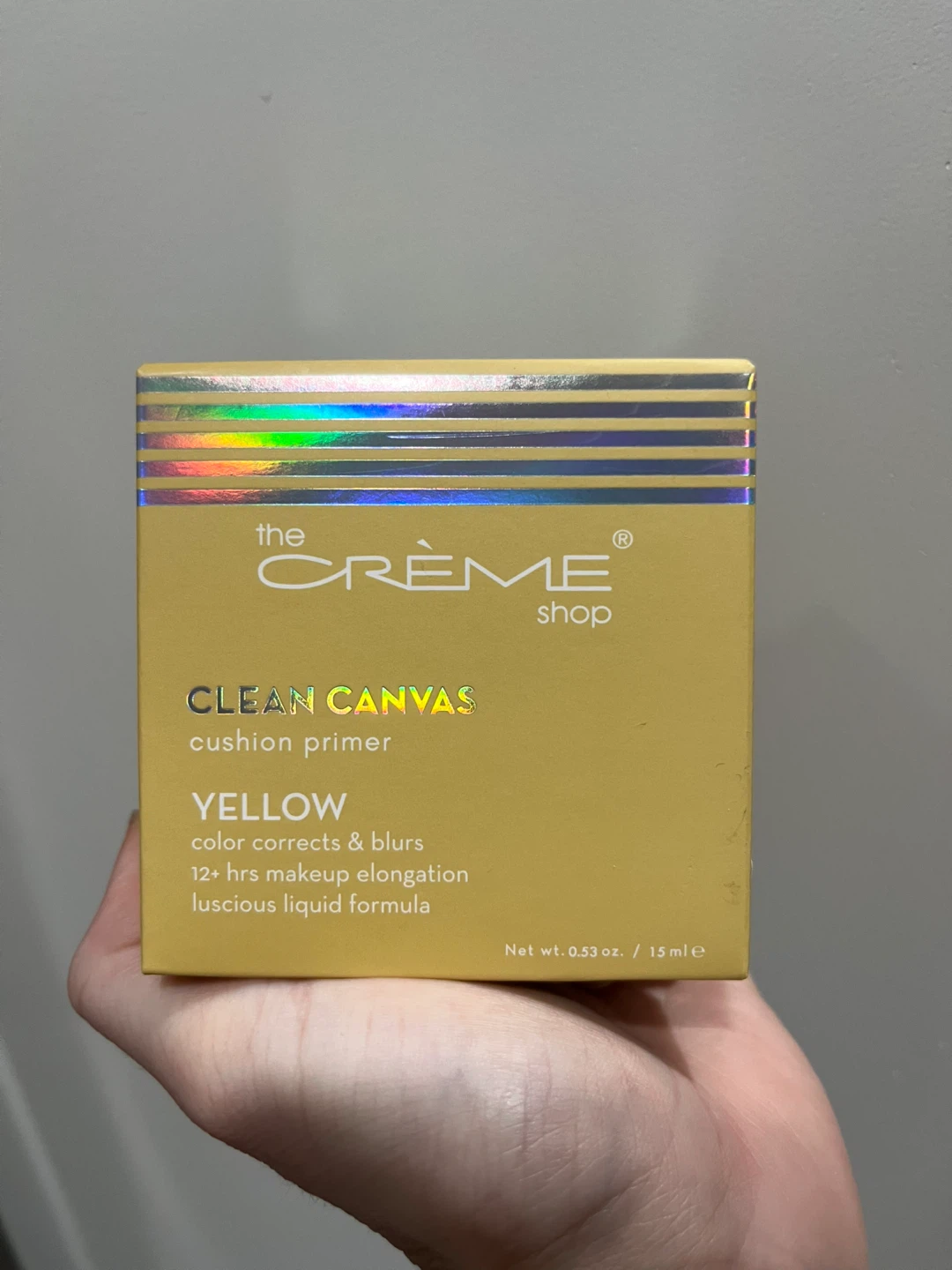 🆕The Crème Shop Clean Canvas Yellow Cushion Primer