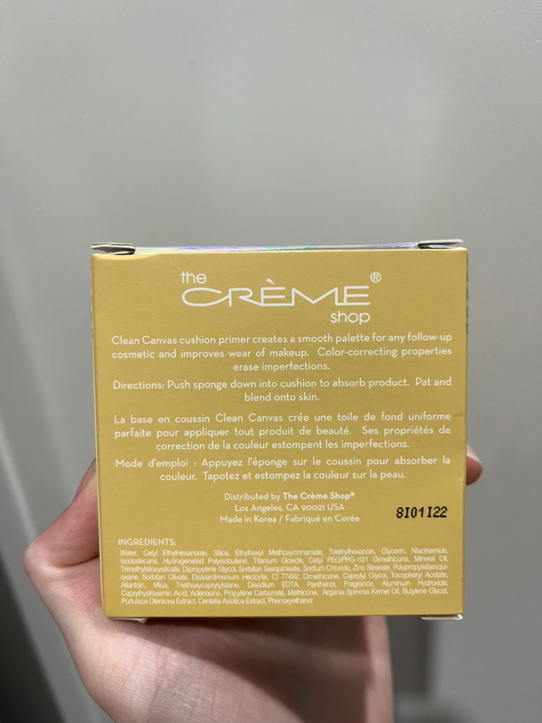 🆕The Crème Shop Clean Canvas Yellow Cushion Primer - photo 2