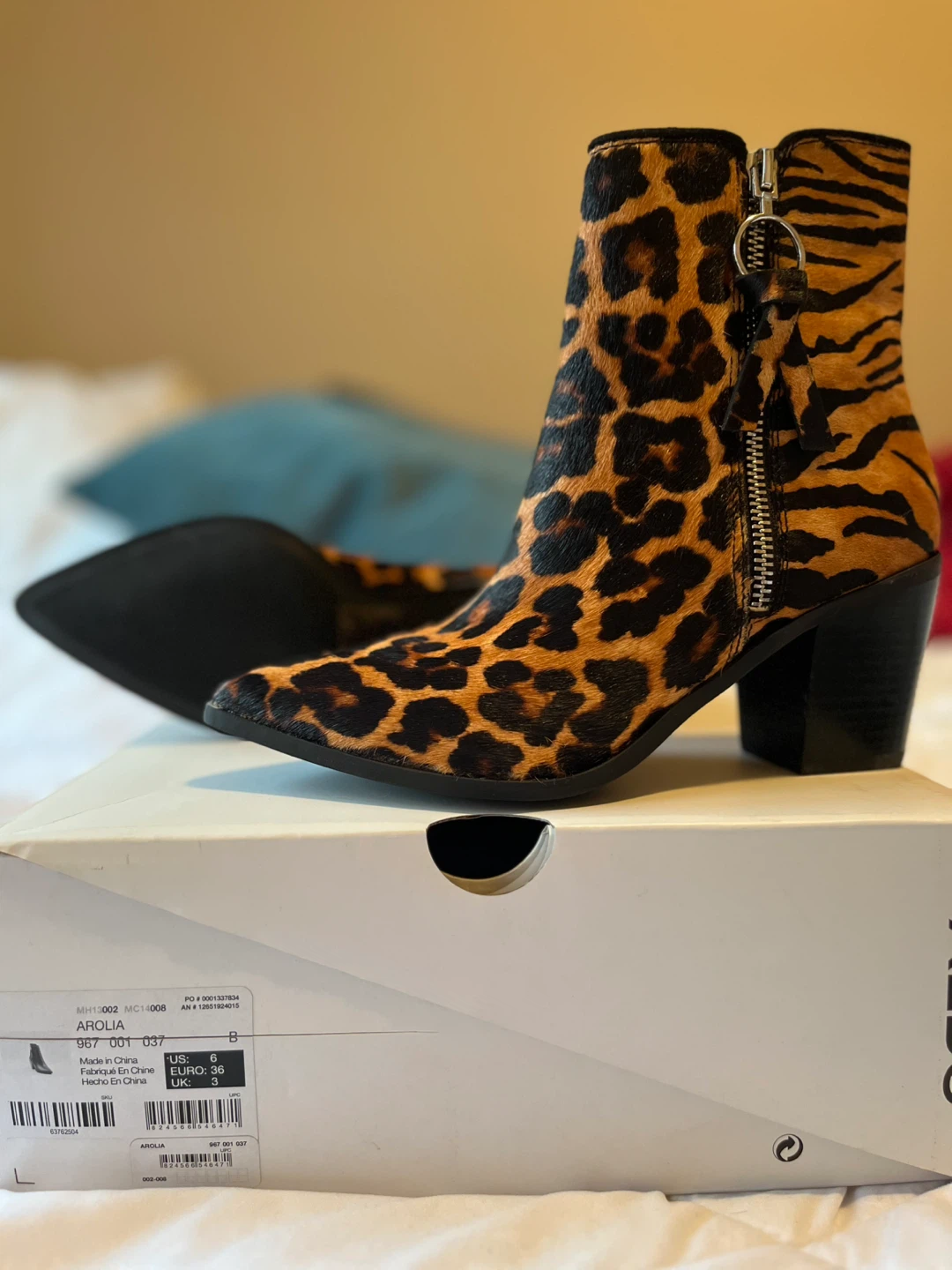 Brand New! ALDO Arolia Boots Leopard Print Size 6 - photo 2