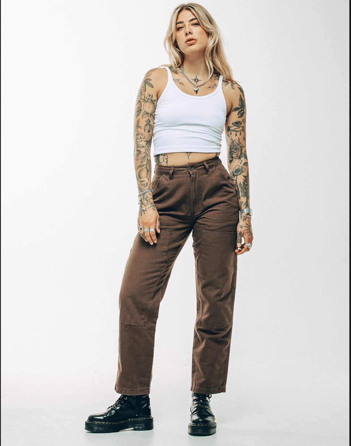 Brown Carpenter Pants - photo 3