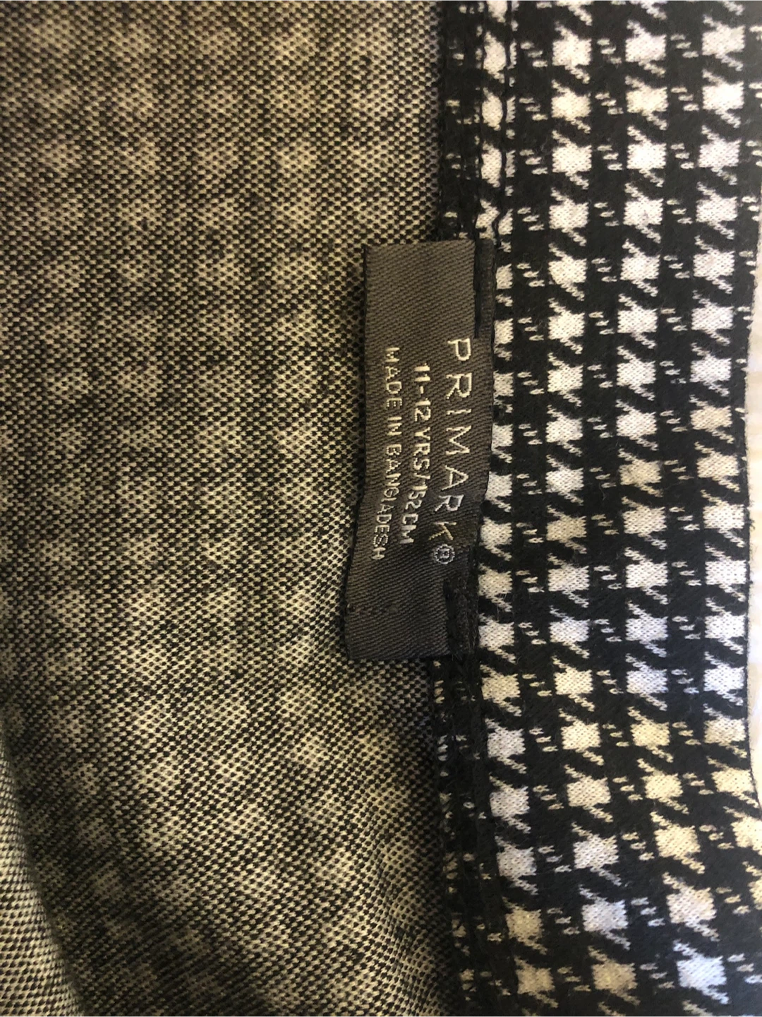 Primark Pleated Houndstooth Skirt - Size 11-12 yrs - photo 2