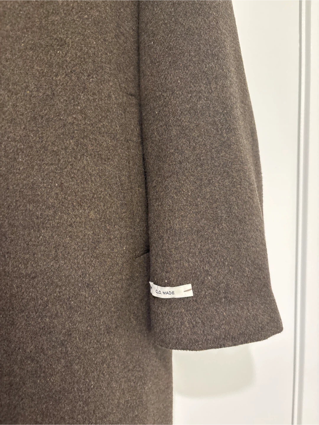 Free size/Petite/Brown Wool Blend Coat - photo 4