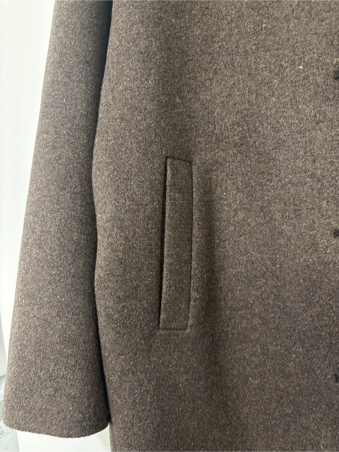 Free size/Petite/Brown Wool Blend Coat - photo 3