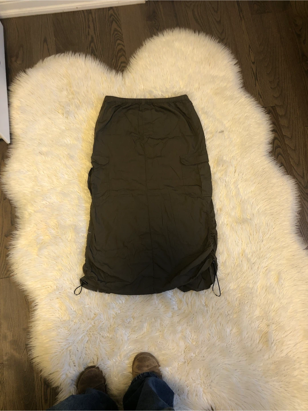 H&M Divided Olive Green Cargo Skirt Size S