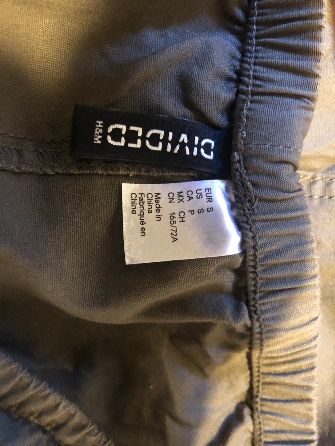 H&M Divided Olive Green Cargo Skirt Size S - photo 3