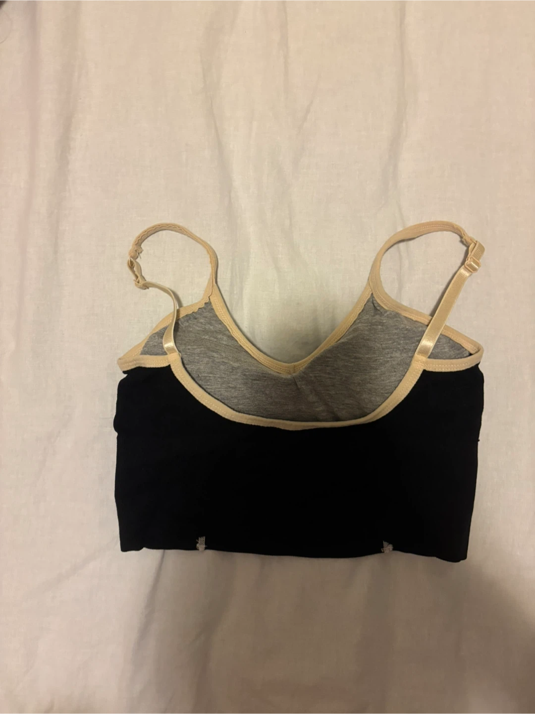 Black Camisole with Beige Trim - photo 3