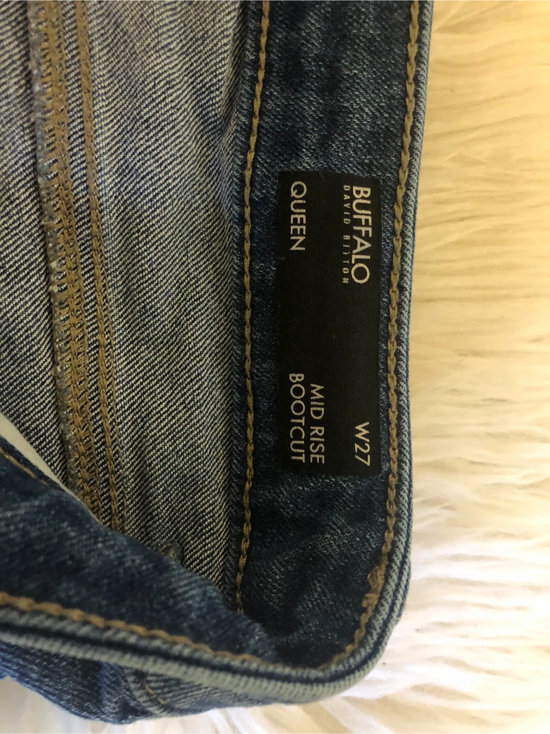 Buffalo David Bitton Mid Rise Bootcut Jeans W27