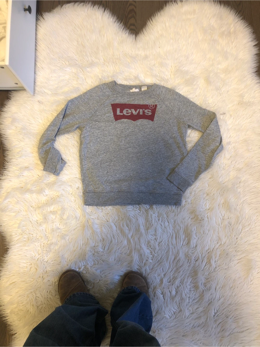 Levi's Grey Crewneck Sweatshirt - Size S - photo 2