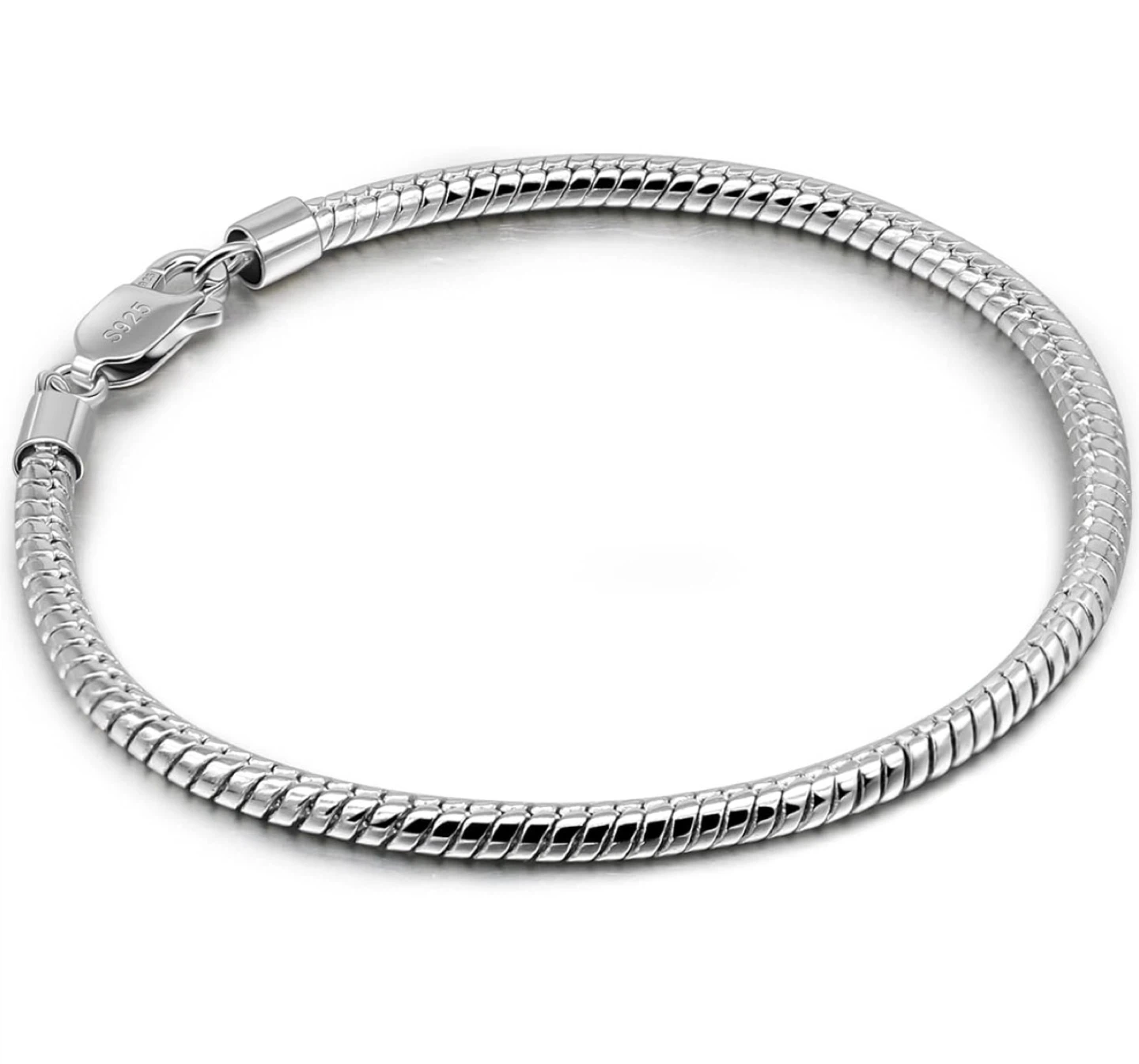 Sterling Silver Snake Chain Bracelet - photo 2
