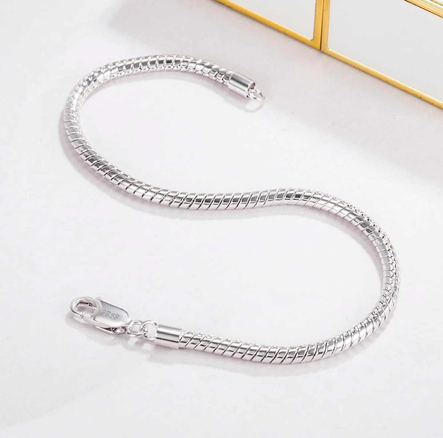 Sterling Silver Snake Chain Bracelet