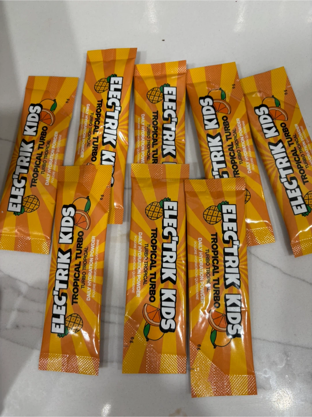 Electrik Kids Tropical Turbo Daily Hydration Powder (Set of 9)