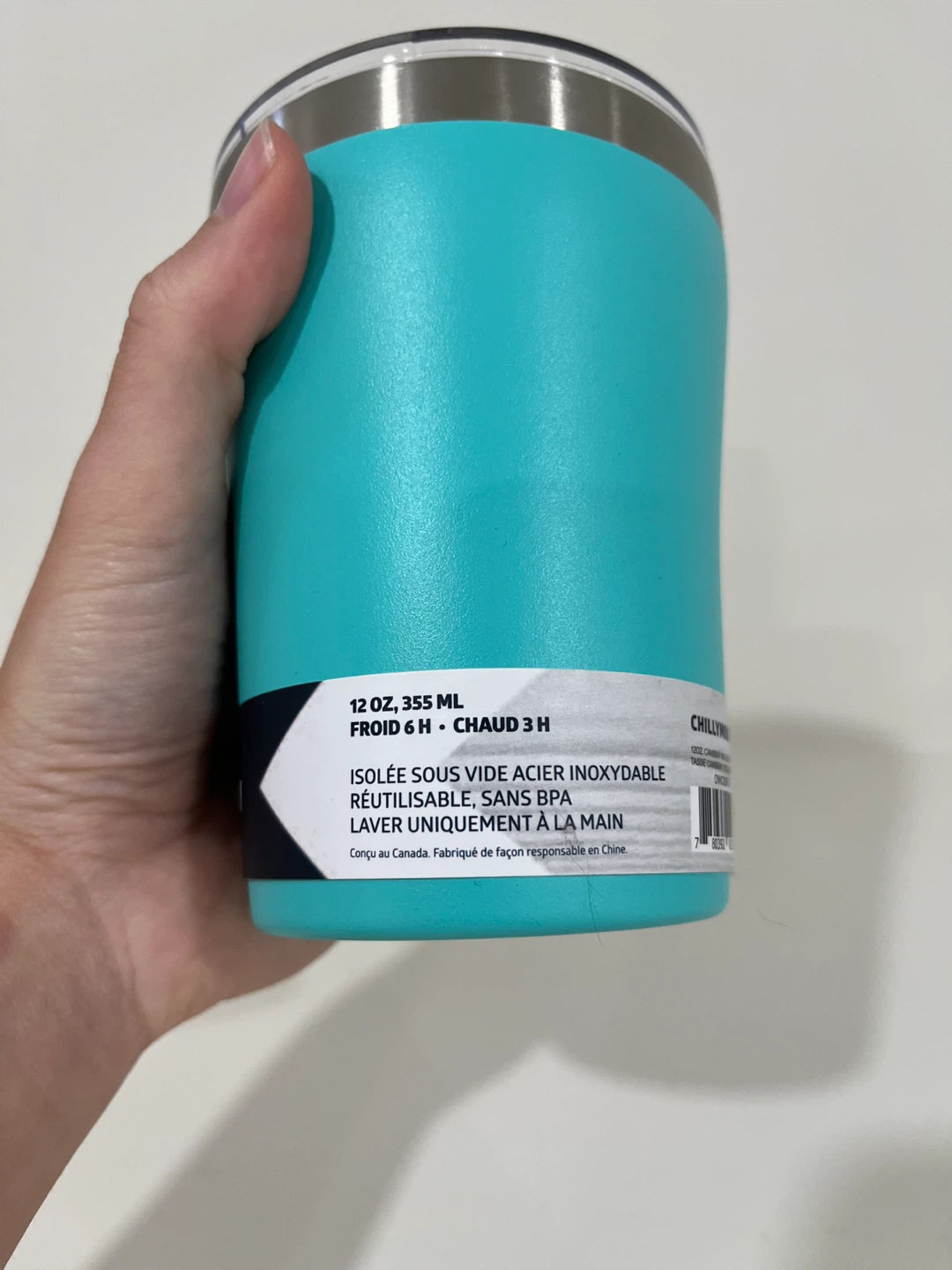 Chilly Moose Turquoise Insulated Mug 12 oz - photo 3