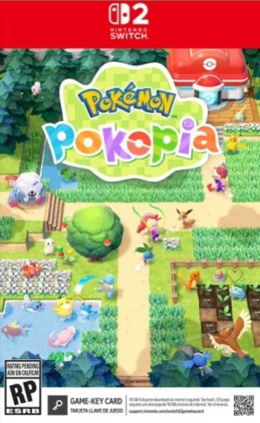 Nintendo Switch 2 Pokémon Pokopia Game-Key Card
