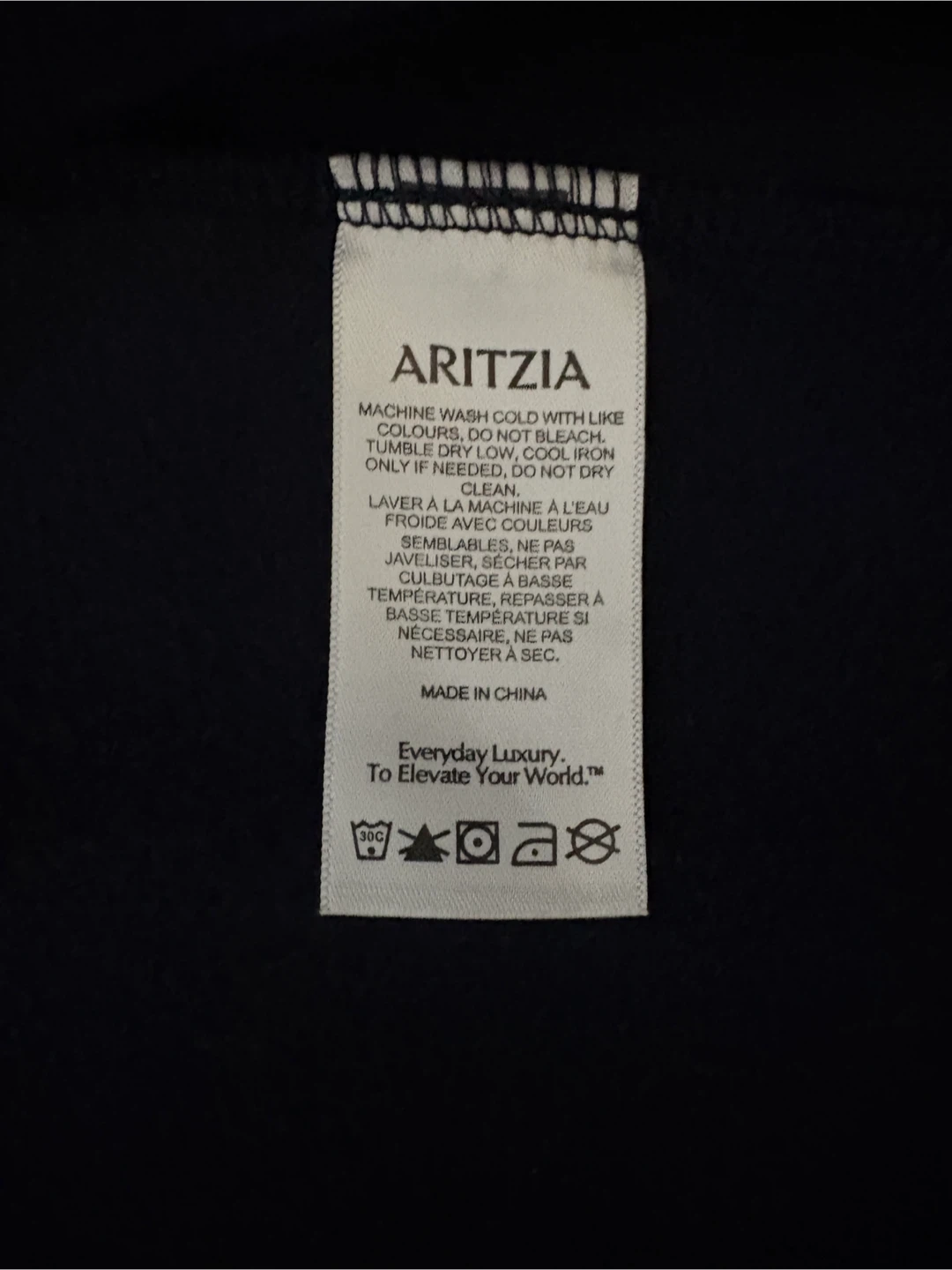 Aritizia Navy blue zip up - photo 3