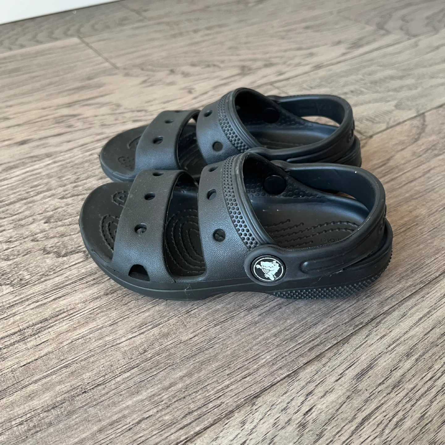 Black Crocs Sandals - Size Toddler 9