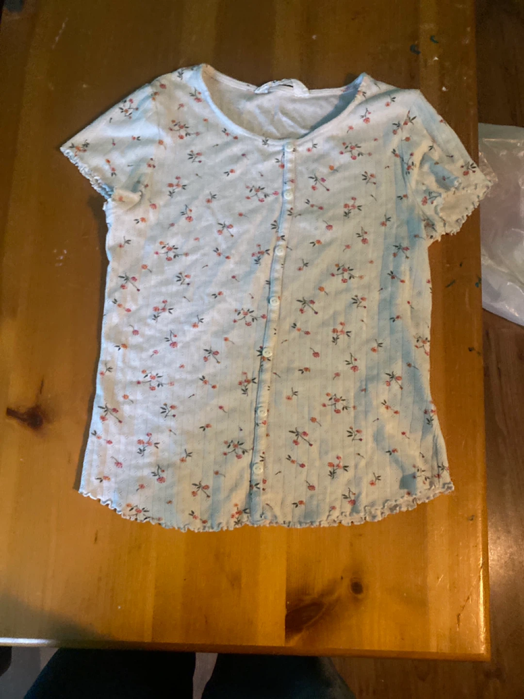Floral Button-Up Top