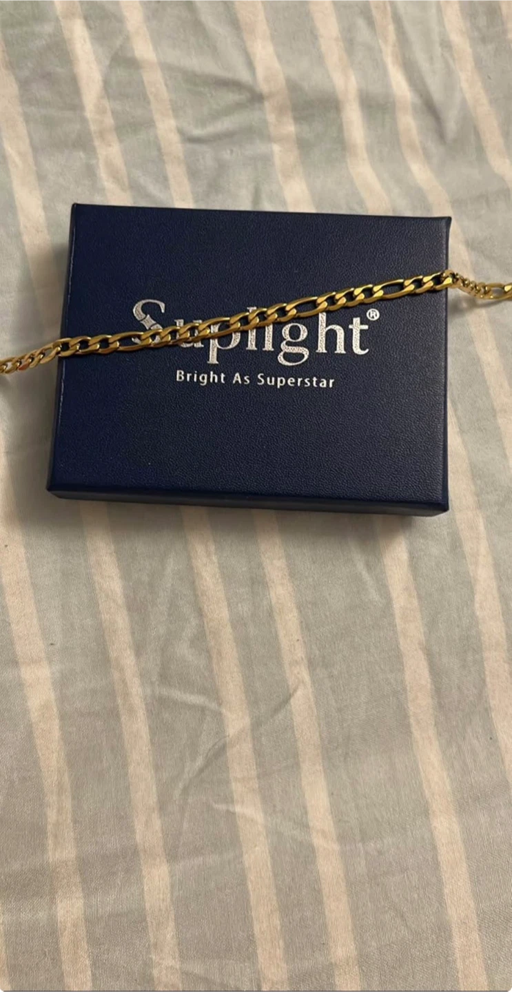 Golden chain 24inch long 4mm wide