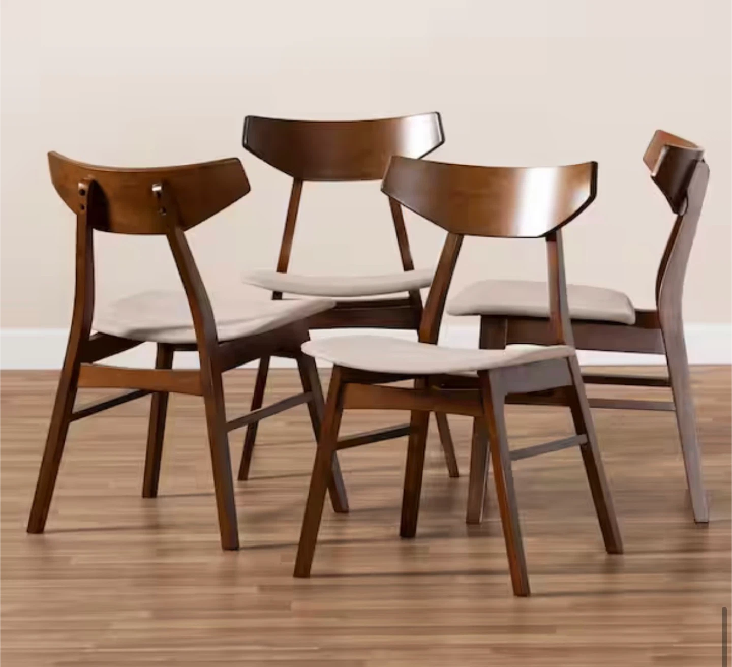 Set of 4 Mid-Century Modern Dining Chairs - photo 2