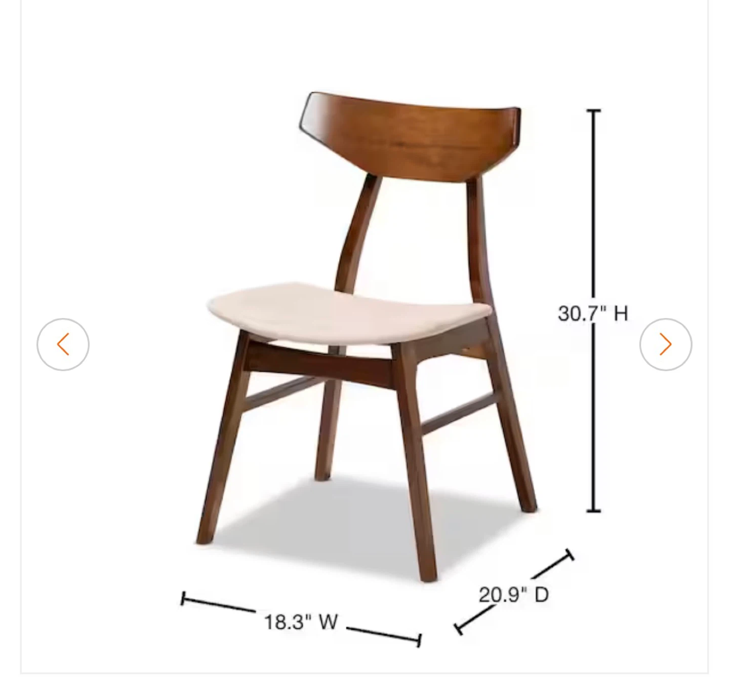 Set of 4 Mid-Century Modern Dining Chairs
