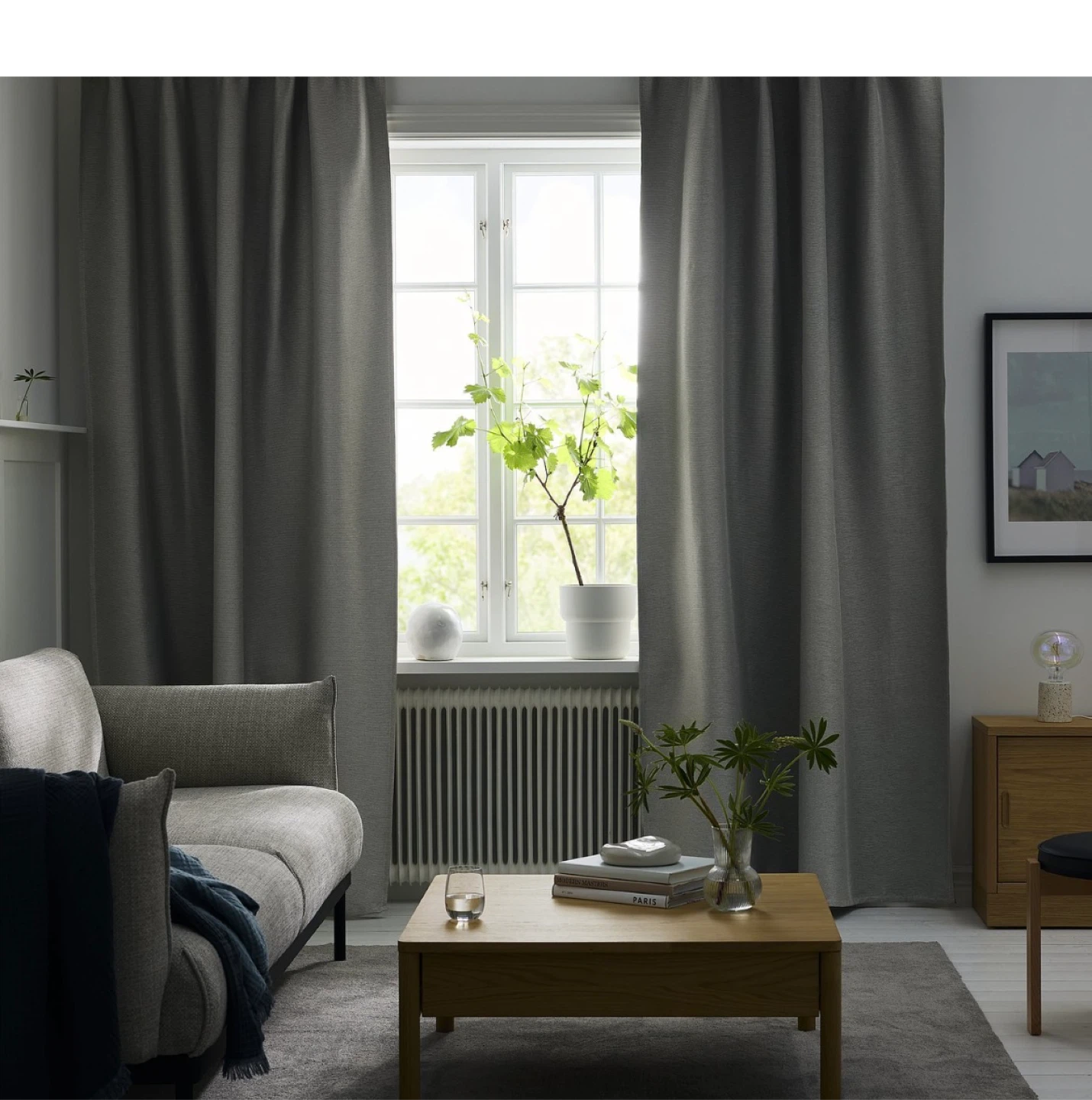 IKEA Curtain Set – VILBORG & HILJA + Rod & Hemming Strip - photo 3