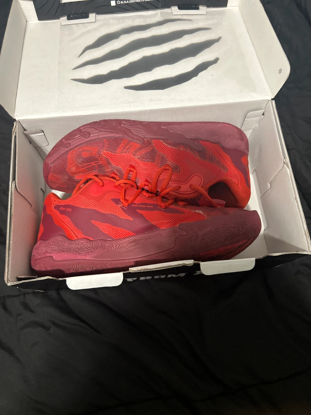 Puma "RARE NO.1" Red Basketball Shoes - photo 2